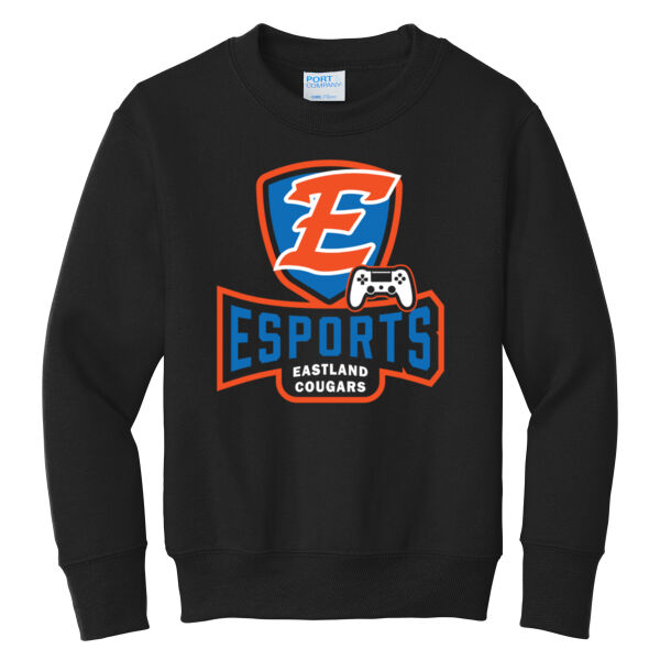 Eastland ESports 2026 - Youth Core Fleece Crewneck Sweatshirt Thumbnail